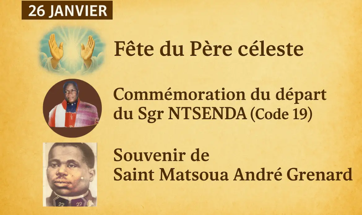 26 janvier fête du père céleste