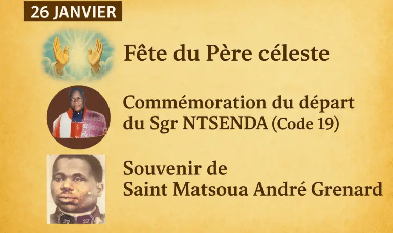 26 janvier fête du père céleste